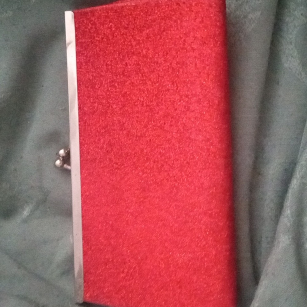 Vintage Glitter Clutch